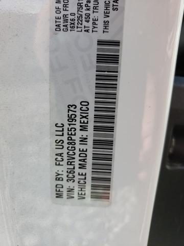 3C6LRVCG8PE519573 - 2023 RAM PROMASTER 2500 HIGH 白色 照片 13