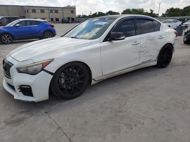 JN1BV7AR0EM685720 - 2014 INFINITI Q50 BASE WHITE photo 1