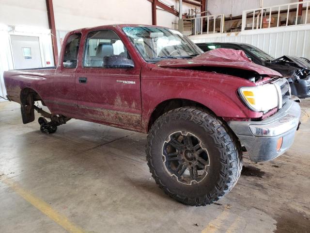 5TEWN72N1YZ691466 - 2000 TOYOTA TACOMA XTRACAB BURGUNDY photo 4