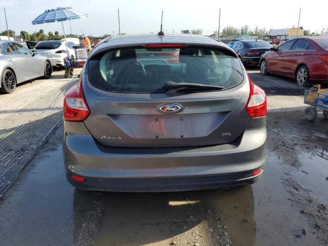 1FAHP3M2XCL274567 - 2012 FORD FOCUS SEL GRAY photo 6