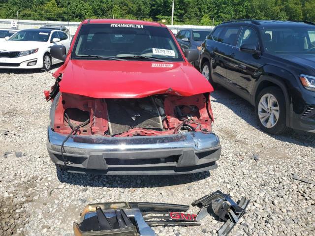 1GTCS198558226615 - 2005 GMC CANYON RED photo 5