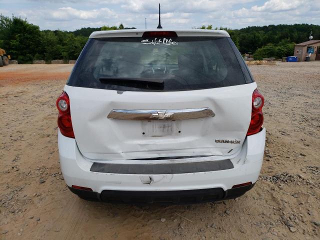 2GNALBEK1D6216929 - 2013 CHEVROLET EQUINOX LS WHITE photo 6