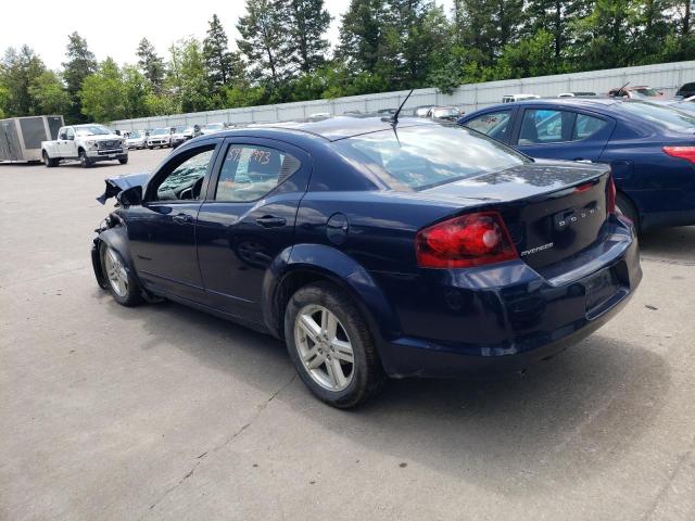 1C3CDZCG5DN687293 - 2013 DODGE AVENGER SXT BLUE photo 2