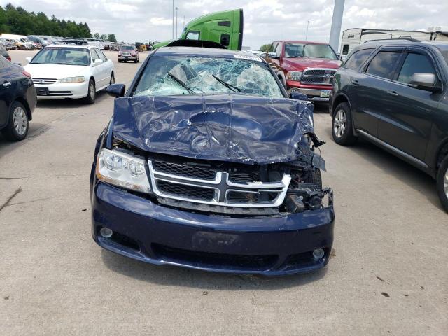 1C3CDZCG5DN687293 - 2013 DODGE AVENGER SXT BLUE photo 5