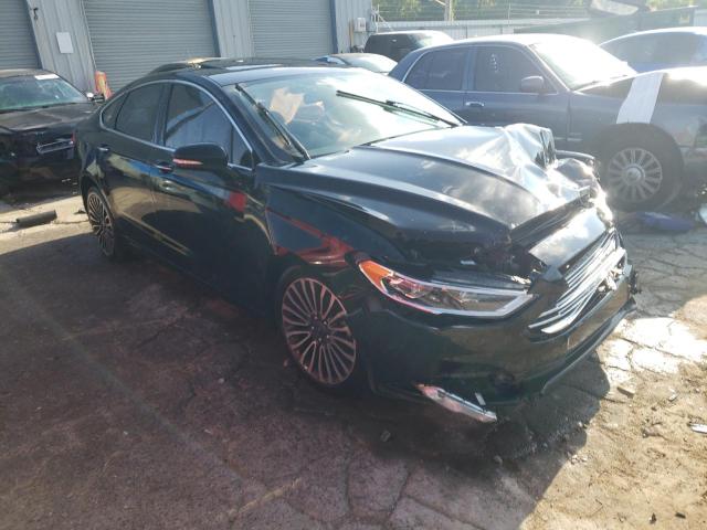 3FA6P0HD4HR166343 - 2017 FORD FUSION SE BLACK photo 4