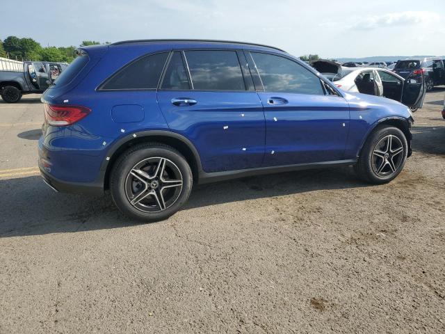 W1N0G8EB3MF872835 - 2021 MERCEDES-BENZ GLC 300 4MATIC BLUE photo 3