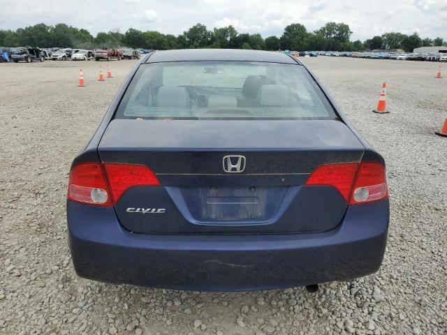 1HGFA16867L061468 - 2007 HONDA CIVIC EX BLUE photo 6