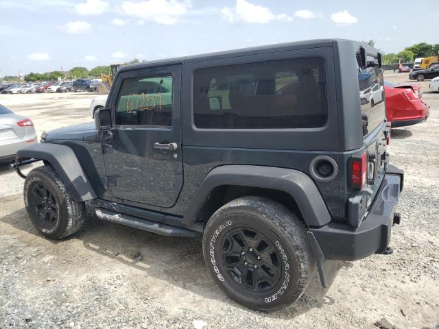 1C4AJWAG8GL231608 - 2016 JEEP WRANGLER SPORT GRAY photo 2