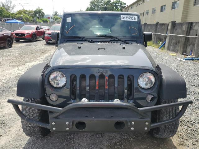 1C4AJWAG8GL231608 - 2016 JEEP WRANGLER SPORT GRAY photo 5