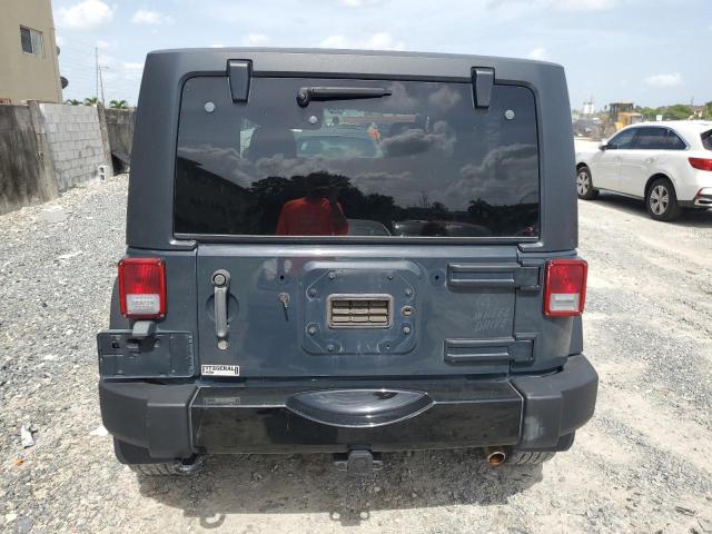 1C4AJWAG8GL231608 - 2016 JEEP WRANGLER SPORT GRAY photo 6