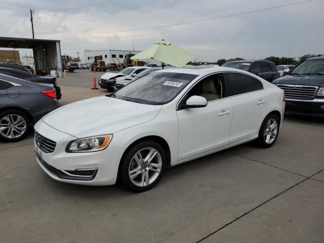 YV140MFBXF1317363 - 2015 VOLVO S60 PREMIER WHITE photo 1