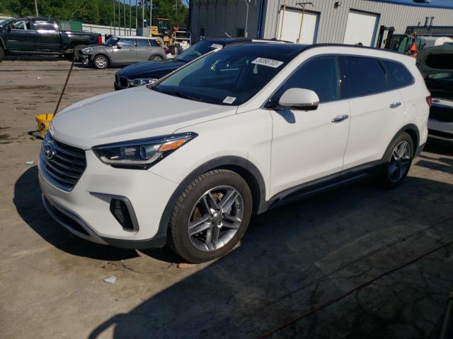 KM8SR4HF5HU229689 - 2017 HYUNDAI SANTA FE SE ULTIMATE WHITE photo 1