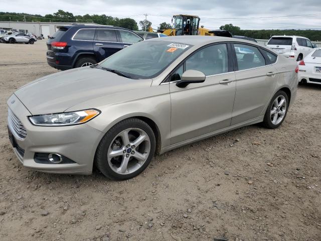 3FA6P0G74GR113930 - 2016 FORD FUSION S GOLD photo 1