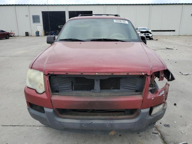 1FMEU63856UA54275 - 2006 FORD EXPLORER XLT BURGUNDY photo 5