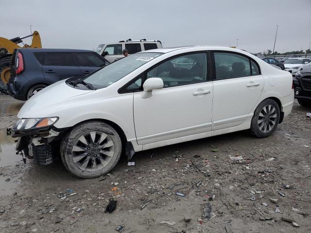 1HGFA16959L005680 - 2009 HONDA CIVIC EXL WHITE photo 1