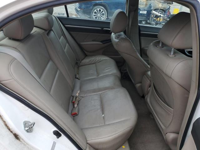 1HGFA16959L005680 - 2009 HONDA CIVIC EXL WHITE photo 10