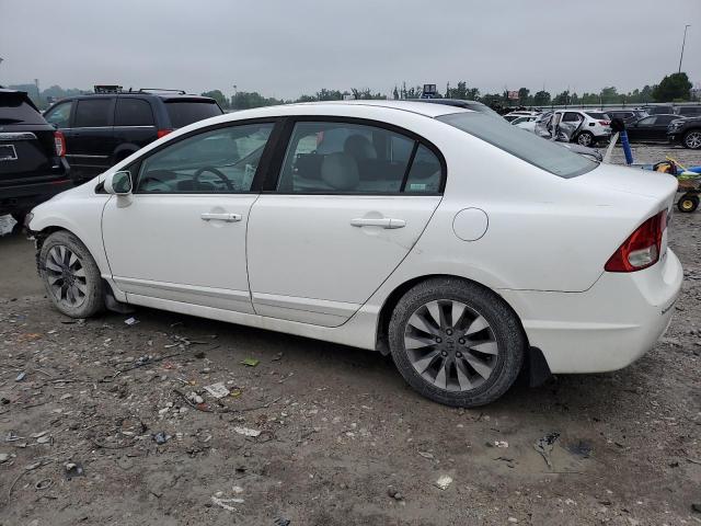 1HGFA16959L005680 - 2009 HONDA CIVIC EXL WHITE photo 2