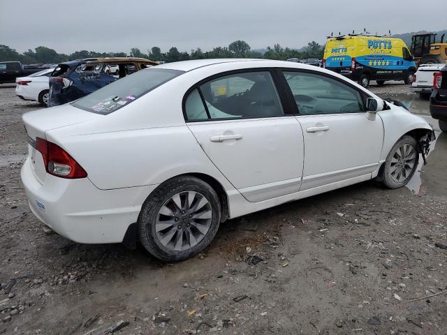 1HGFA16959L005680 - 2009 HONDA CIVIC EXL WHITE photo 3