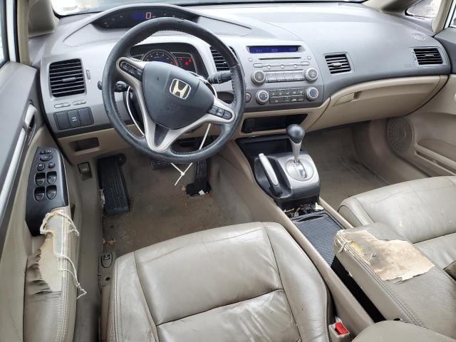 1HGFA16959L005680 - 2009 HONDA CIVIC EXL WHITE photo 8