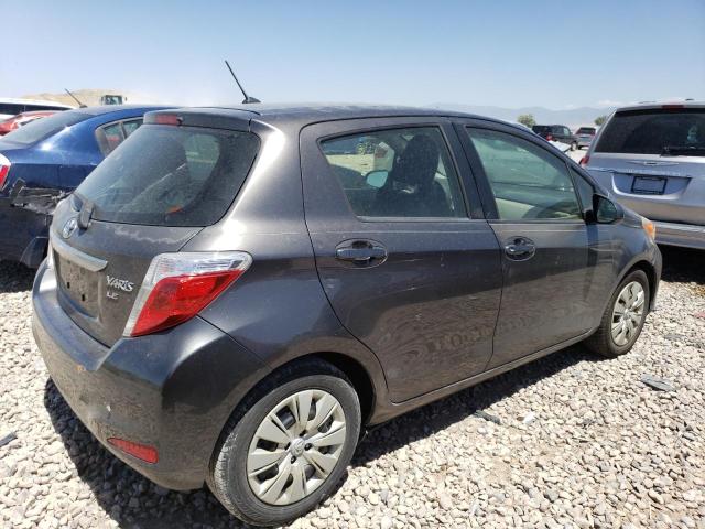 JTDKTUD33CD520847 - 2012 TOYOTA YARIS GRAY photo 3