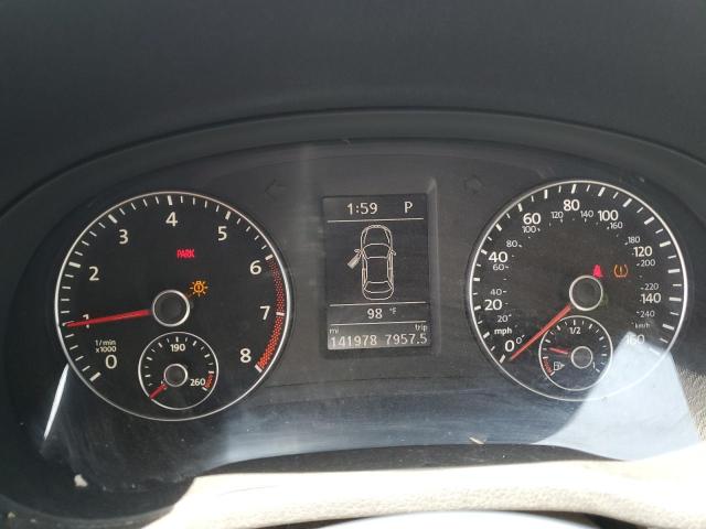 1VWBP7A35EC012721 - 2014 VOLKSWAGEN PASSAT SE Czarny zdjęcie 9