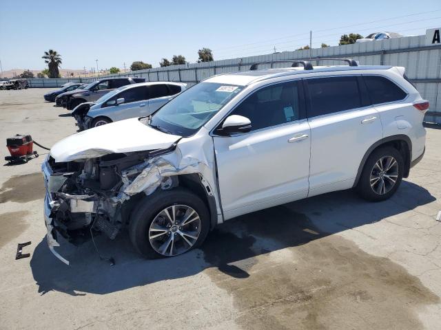 5TDJKRFH2GS349927 - 2016 TOYOTA HIGHLANDER XLE WHITE photo 1