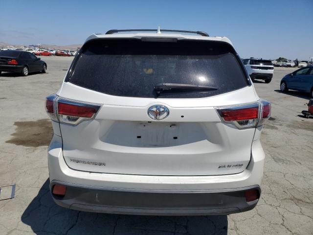 5TDJKRFH2GS349927 - 2016 TOYOTA HIGHLANDER XLE WHITE photo 6