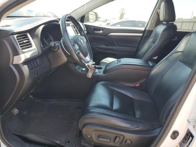 5TDJKRFH2GS349927 - 2016 TOYOTA HIGHLANDER XLE WHITE photo 7