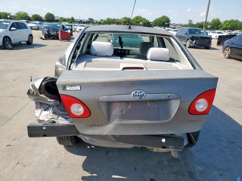 1NXBR32E04Z282613 - 2004 TOYOTA COROLLA CE GRAY photo 6