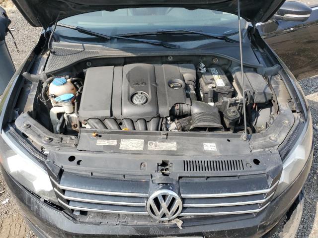1VWBP7A30DC019042 - 2013 VOLKSWAGEN PASSAT SE შავი ფოტო 11