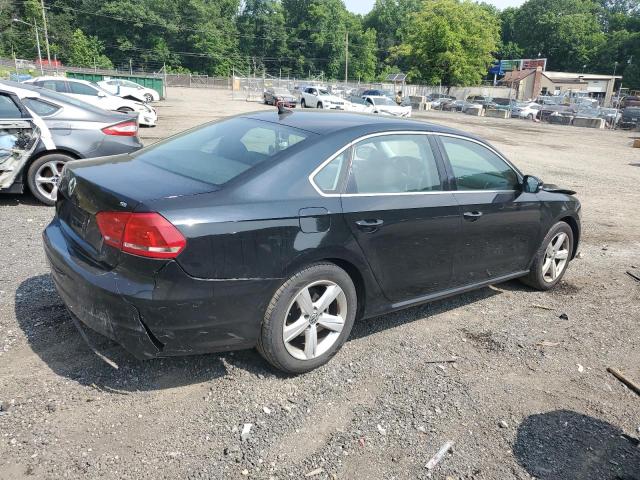 1VWBP7A30DC019042 - 2013 VOLKSWAGEN PASSAT SE შავი ფოტო 3