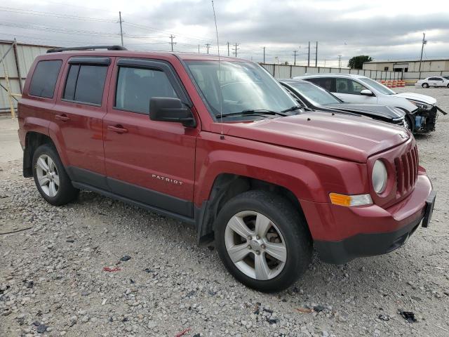 1C4NJRFB2CD540186 - 2012 JEEP PATRIOT LATITUDE RED photo 4