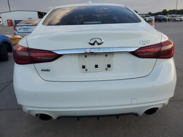 JN1EV7AR5JM436739 - 2018 INFINITI Q50 LUXE WHITE photo 6