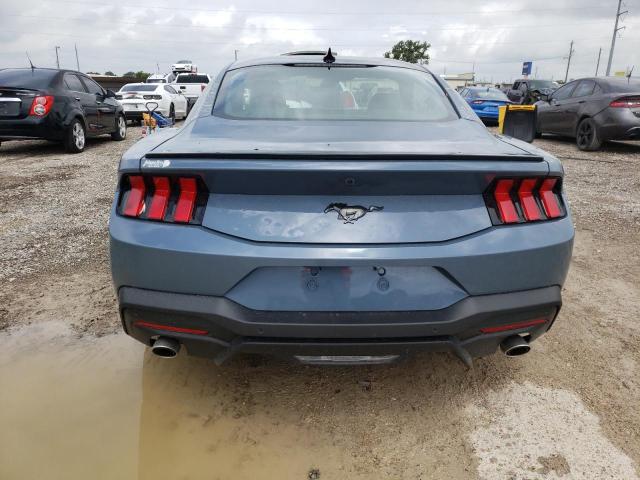 1FA6P8TH9R5131004 - 2024 FORD MUSTANG BLUE photo 6