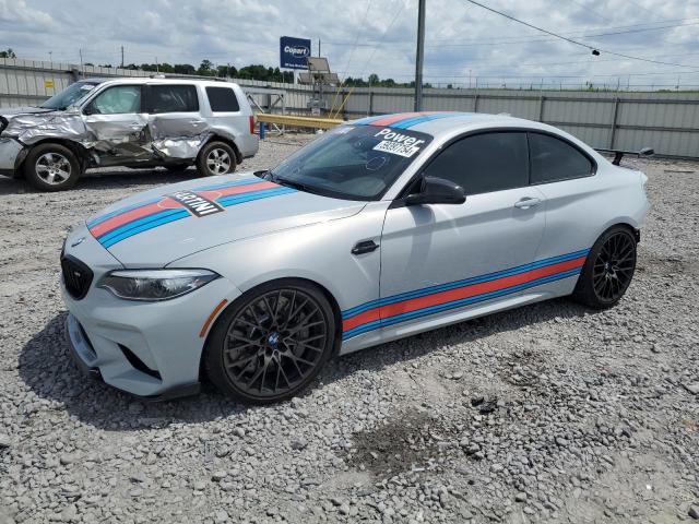 WBS2U7C58K7D11226 - 2019 BMW M2 COMPETITION GRAY photo 1
