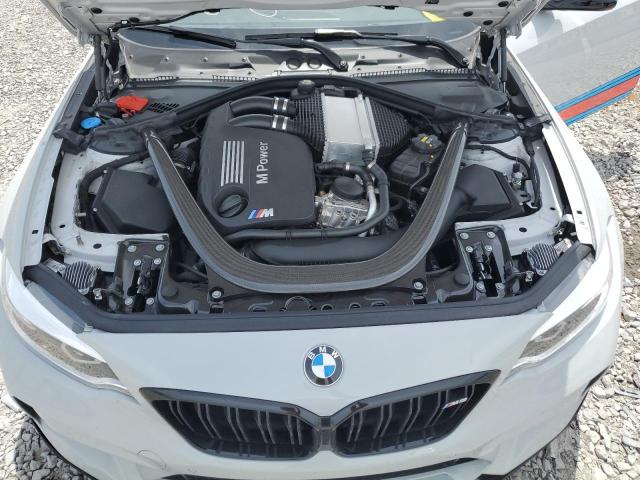WBS2U7C58K7D11226 - 2019 BMW M2 COMPETITION GRAY photo 11