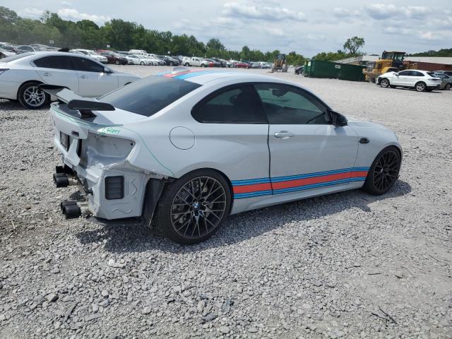 WBS2U7C58K7D11226 - 2019 BMW M2 COMPETITION GRAY photo 3