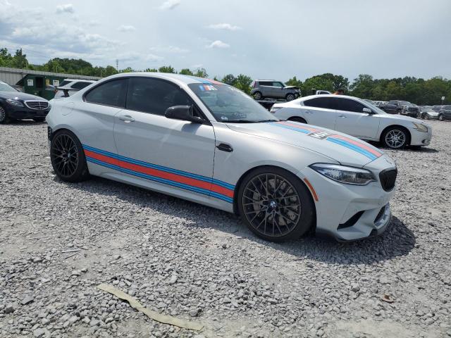 WBS2U7C58K7D11226 - 2019 BMW M2 COMPETITION GRAY photo 4