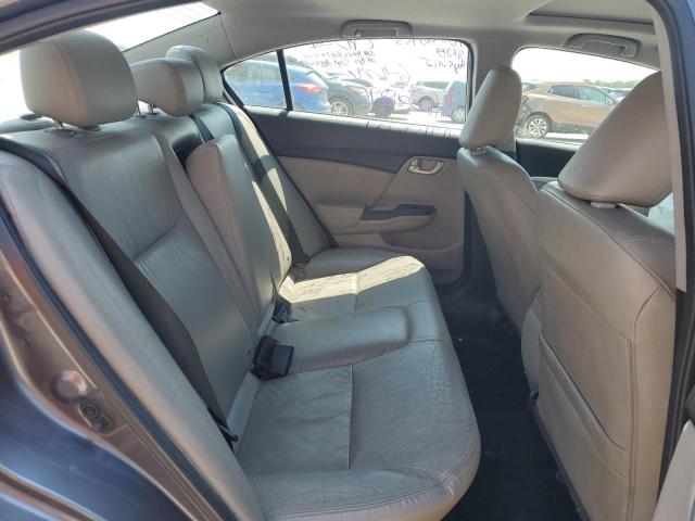 19XFB2F98EE063089 - 2014 HONDA CIVIC EXL ნაცრისფერი ფოტო 10