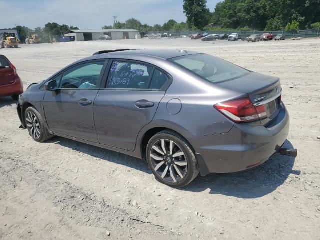 19XFB2F98EE063089 - 2014 HONDA CIVIC EXL ნაცრისფერი ფოტო 2
