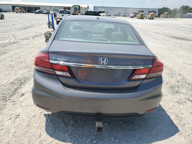 19XFB2F98EE063089 - 2014 HONDA CIVIC EXL ნაცრისფერი ფოტო 6
