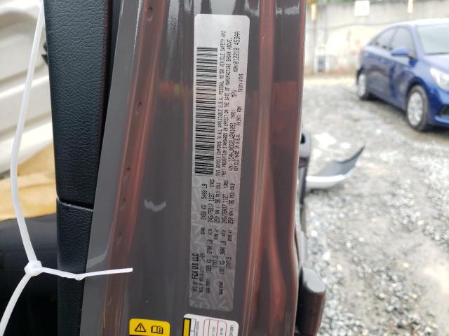 1C4HJXDG2LW241091 - 2020 JEEP WRANGLER U SPORT GRAY photo 10