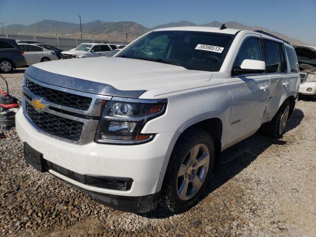 1GNSKBKC3FR265688 - 2015 CHEVROLET TAHOE K1500 LT WHITE photo 1