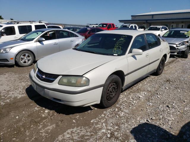 2G1WF52E549150320 - 2004 CHEVROLET IMPALA BEIGE photo 1