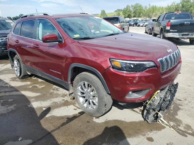 1C4PJMMN6MD142845 - 2021 JEEP CHEROKEE LATITUDE LUX BURGUNDY photo 4