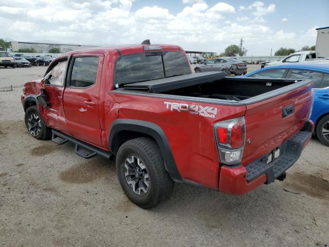 3TMCZ5AN1MM422596 - 2021 TOYOTA TACOMA DOUBLE CAB RED photo 2