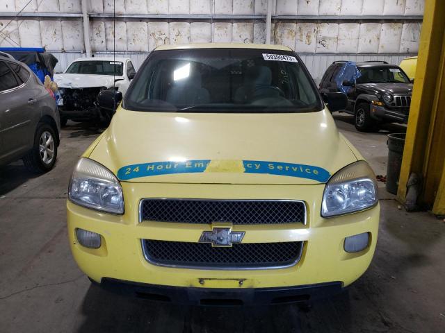 1GBDV13148D175552 - 2008 CHEVROLET UPLANDER INCOMPLETE YELLOW photo 5