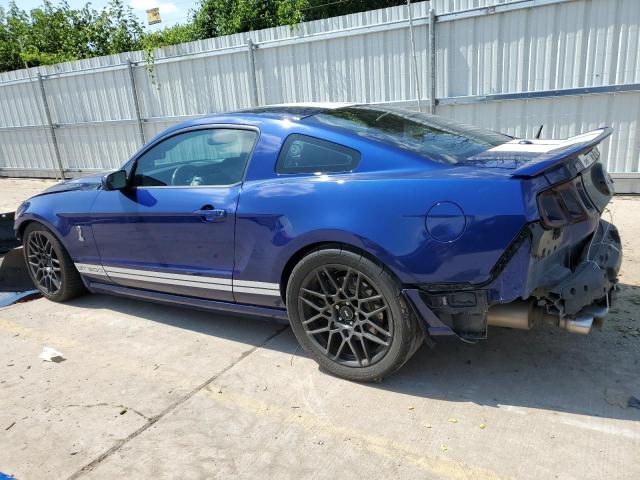 1ZVBP8JZ6D5251093 - 2013 FORD MUSTANG SHELBY GT500 BLUE photo 2