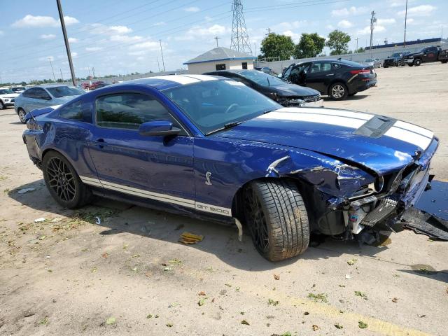 1ZVBP8JZ6D5251093 - 2013 FORD MUSTANG SHELBY GT500 BLUE photo 4