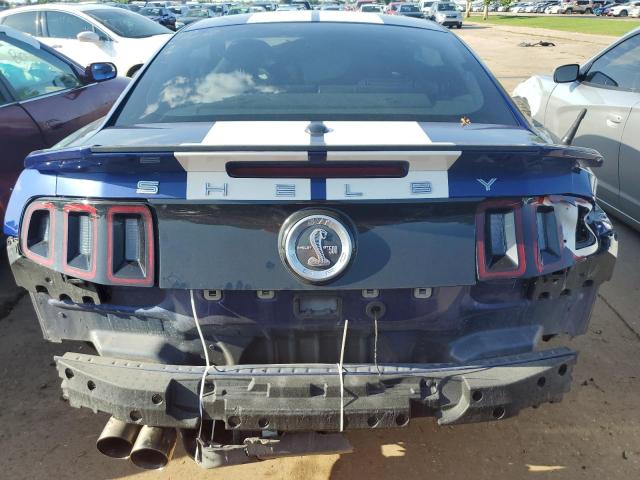 1ZVBP8JZ6D5251093 - 2013 FORD MUSTANG SHELBY GT500 BLUE photo 6